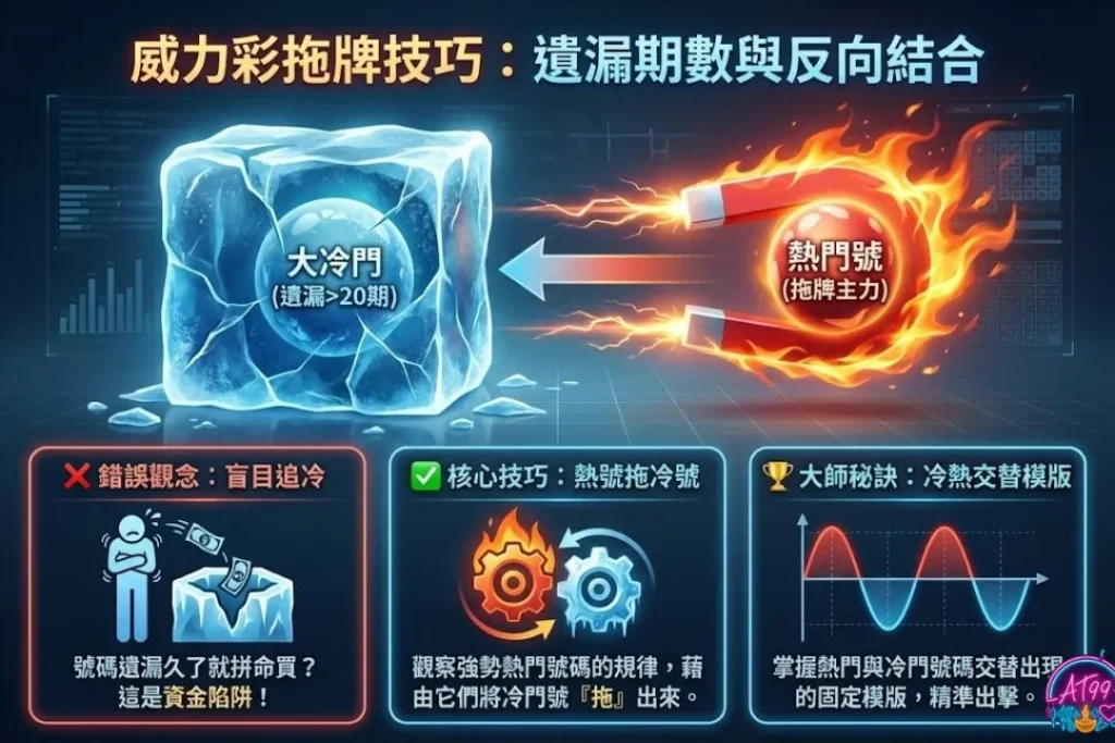 2026彩球必中指南【五大拖牌技巧】讓你勝率大翻倍 3 威力彩拖牌技巧