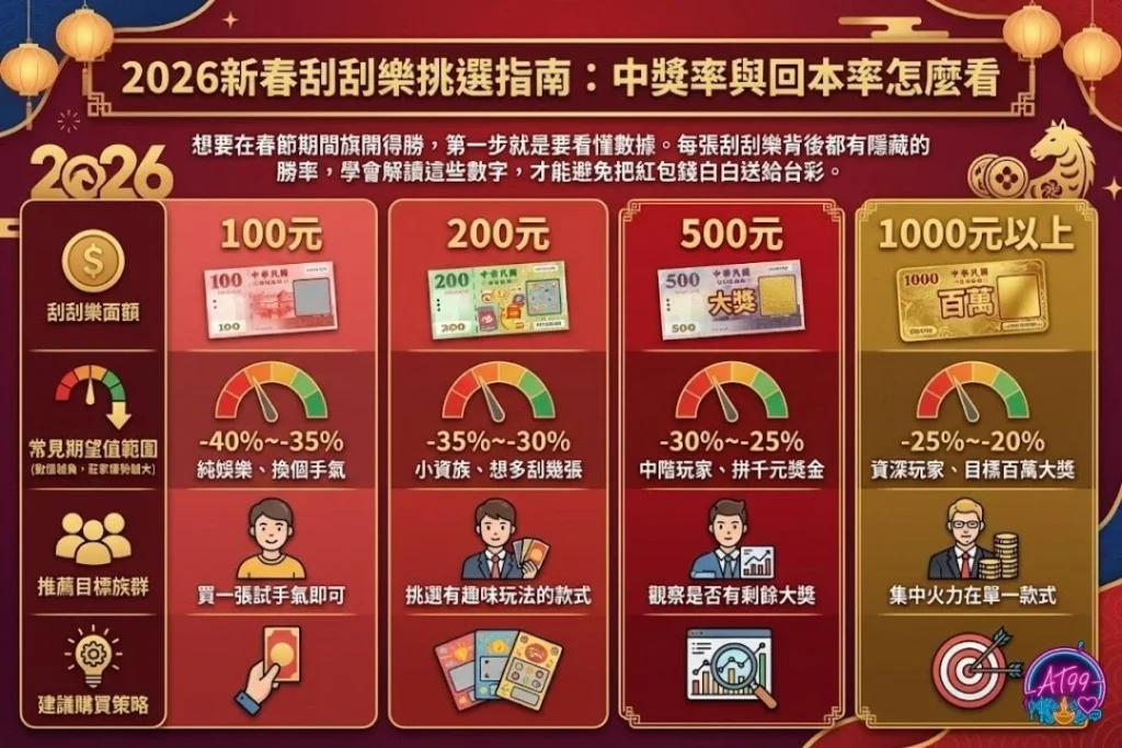 2026刮刮樂期望值