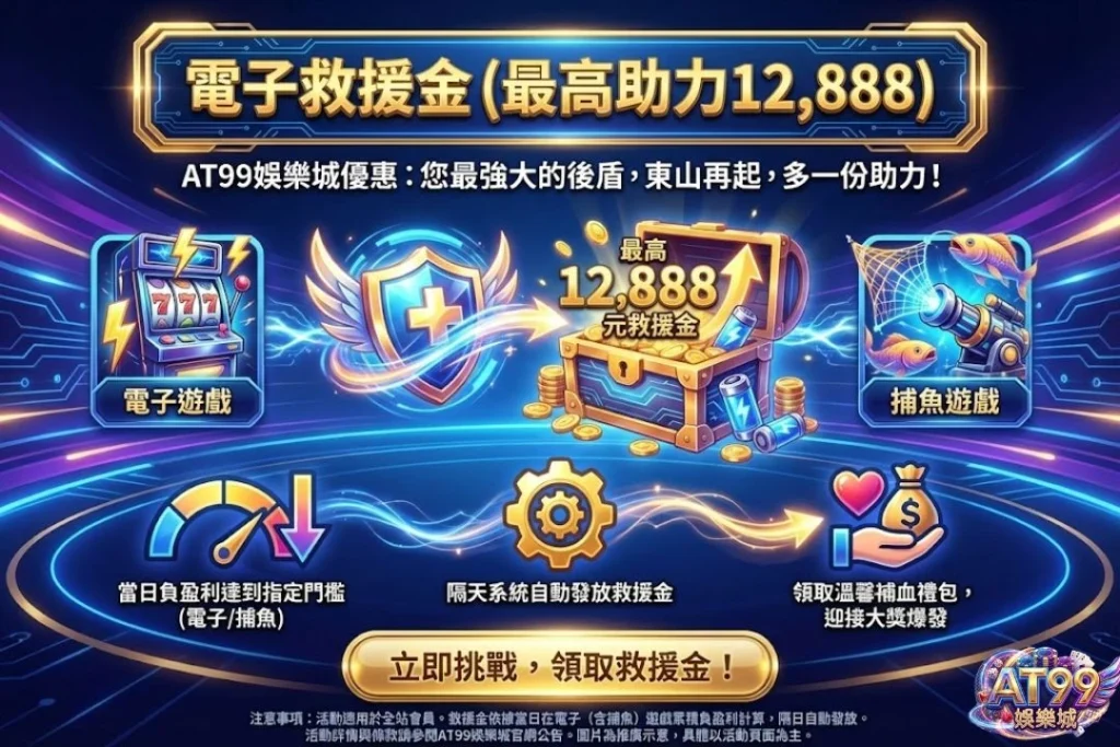 2026玩家首選【AT99娛樂城優惠】懶人包,教你這樣領最划算! 12 AT99娛樂城優惠