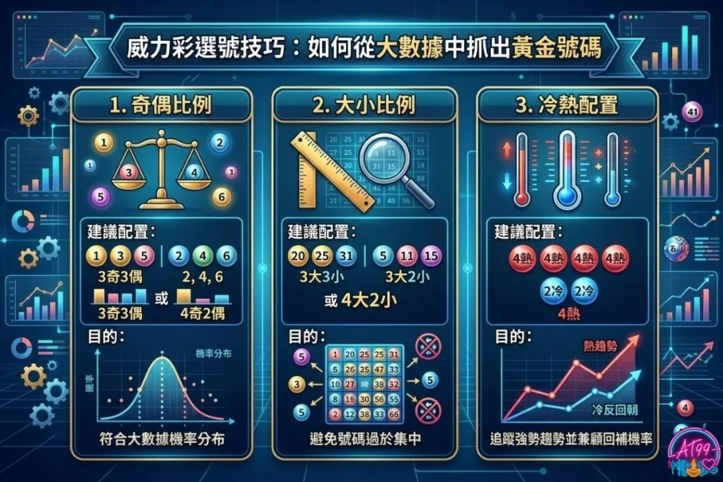 【威力彩選號】必勝攻略:從買法到包牌技巧,財富自由全靠這篇 1 威力彩選號技巧