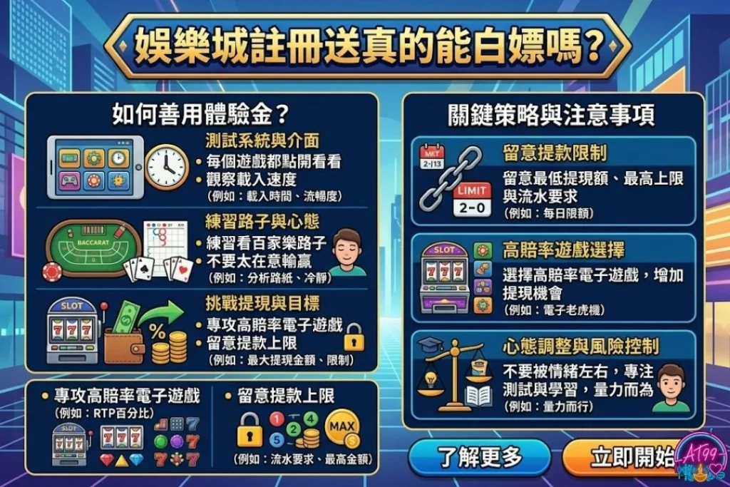 挑選【1000送1000娛樂城】秘辛!首存儲值與註冊送福利 3 娛樂城註冊送真的能白嫖嗎?揭開體驗金的真相!